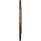 Ekena Millwork Jefferson Medallion (Canopies up to 5"), 26 1/2"OD x 3 5/8"ID x 1 1/2"P, Smokey Topaz Crackle CM26JESTC - alternate 3